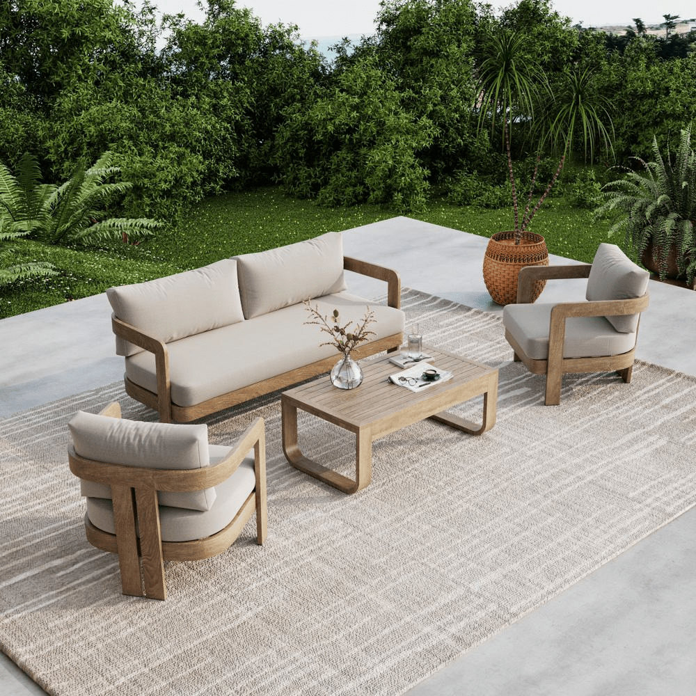 Ravello Outdoor Lounge Chair Set (Set of 2) - Exclusivia
