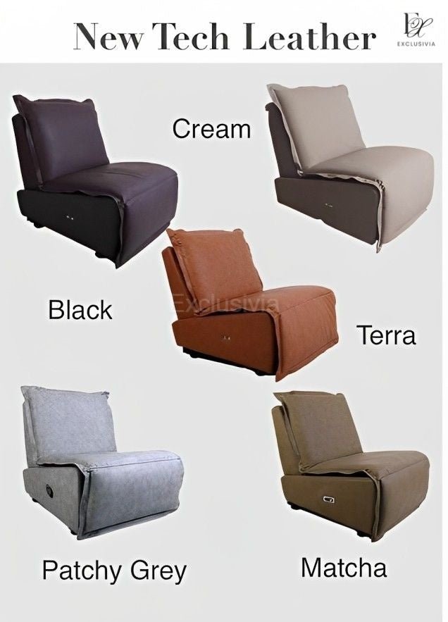 Recliner Armrest Chair 1 Seater Sofa Swivel Armchair Retractable Electronic Lounge Chair Daybed - Exclusivia