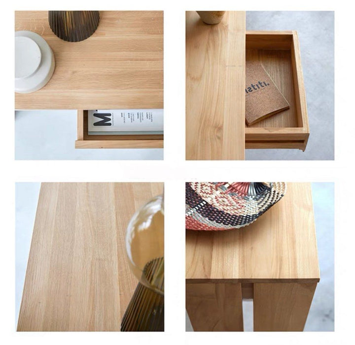 QUORN Solid Oak Wood Console Table