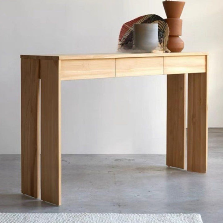 QUORN Solid Oak Wood Console Table