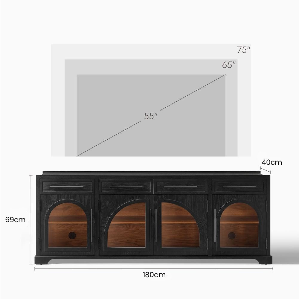 Renan Media Console, 180cm - Exclusivia