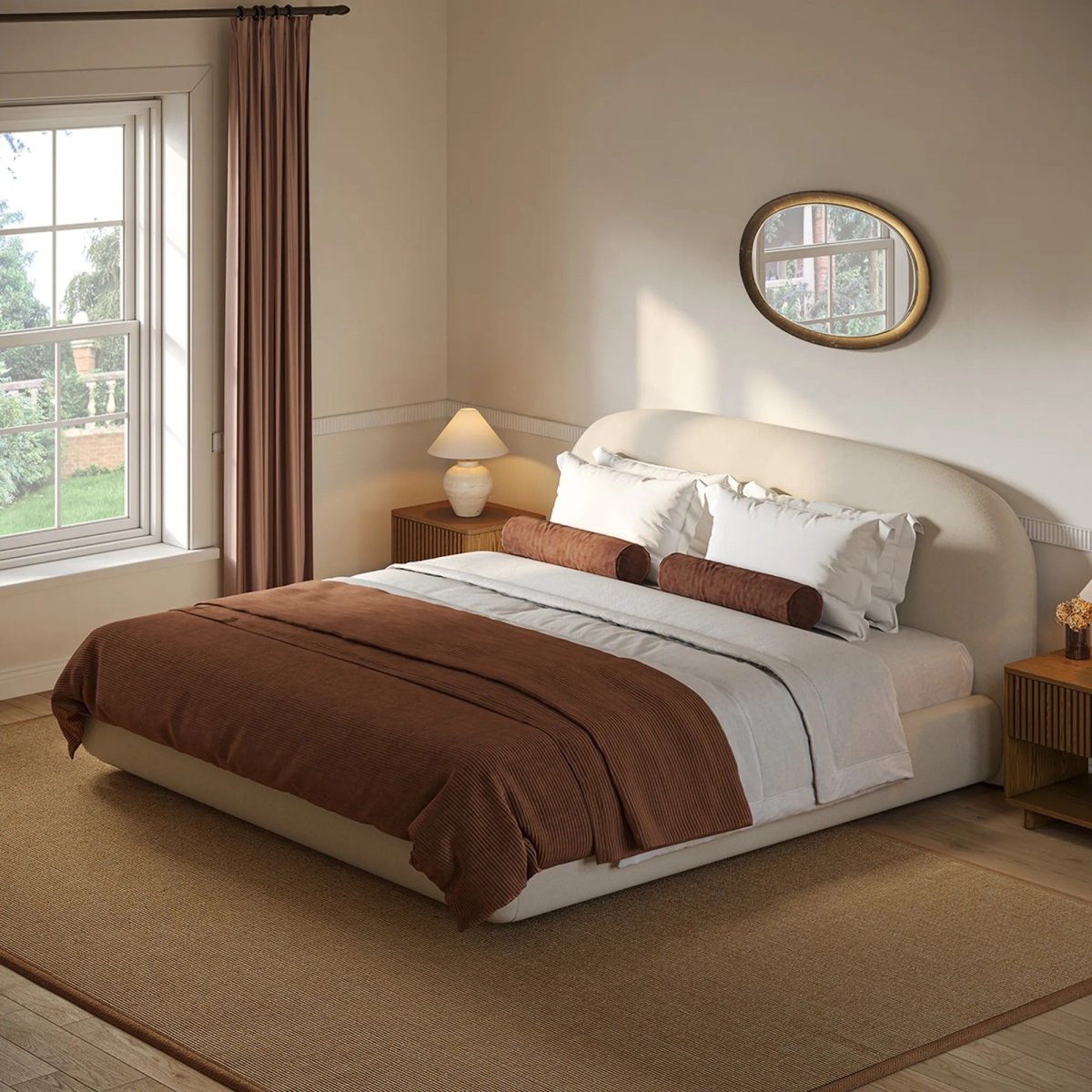 Renard Bouclé Bed - Exclusivia