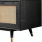 RENS Mid Century Rattan TV Console - Exclusivia