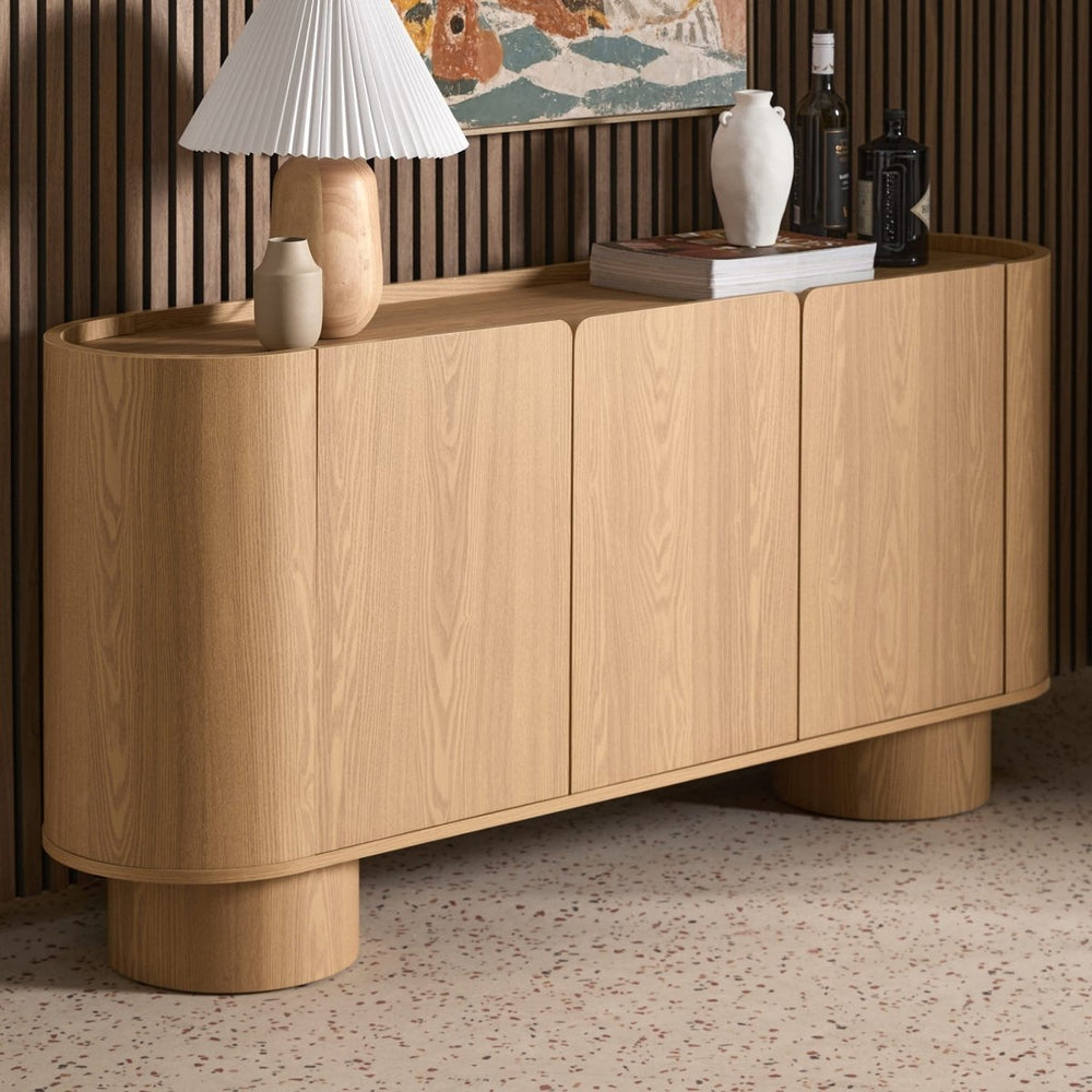 Rhea Oak Sideboard, 160 cm - Exclusivia
