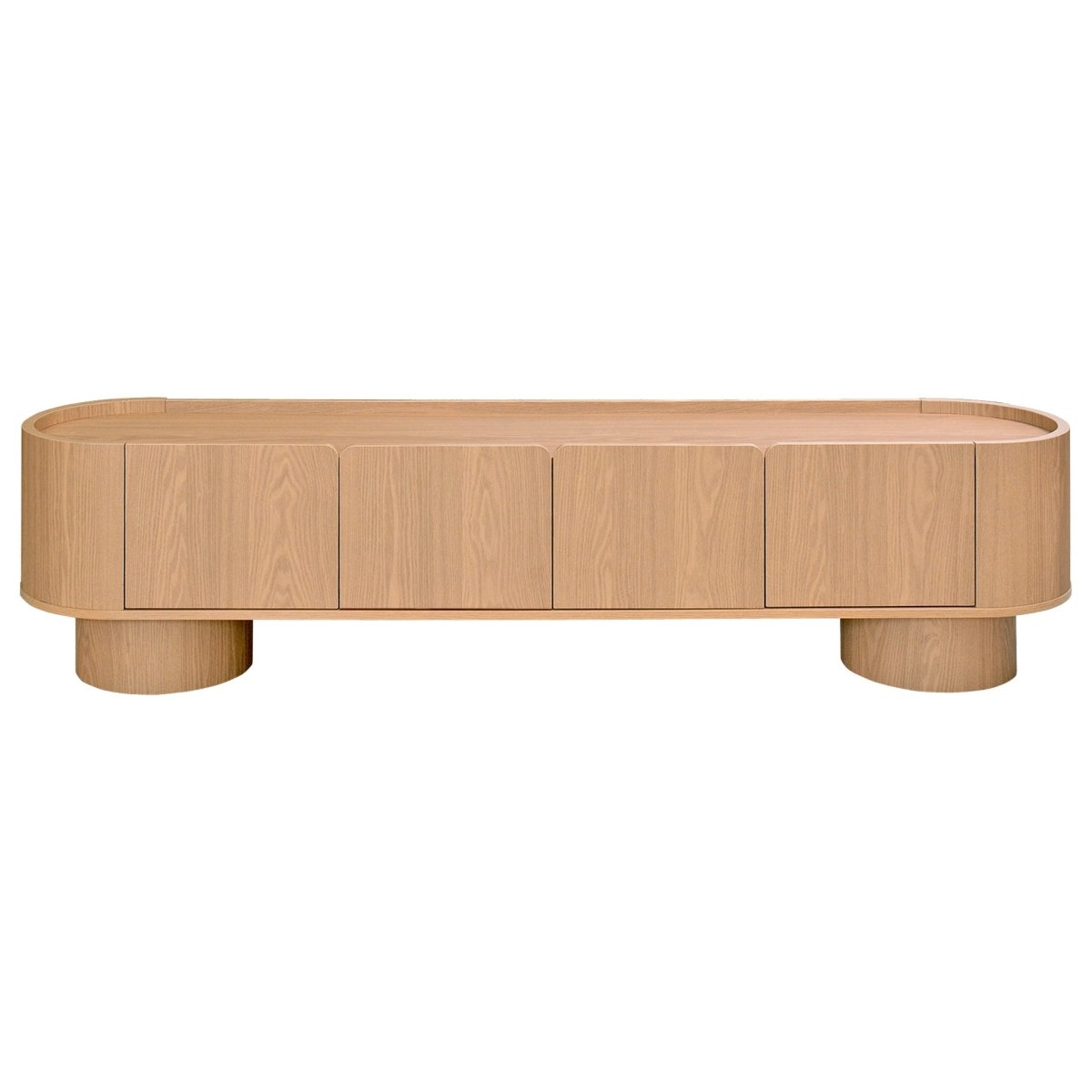 Rhea Oak TV Unit, 180 cm - Exclusivia