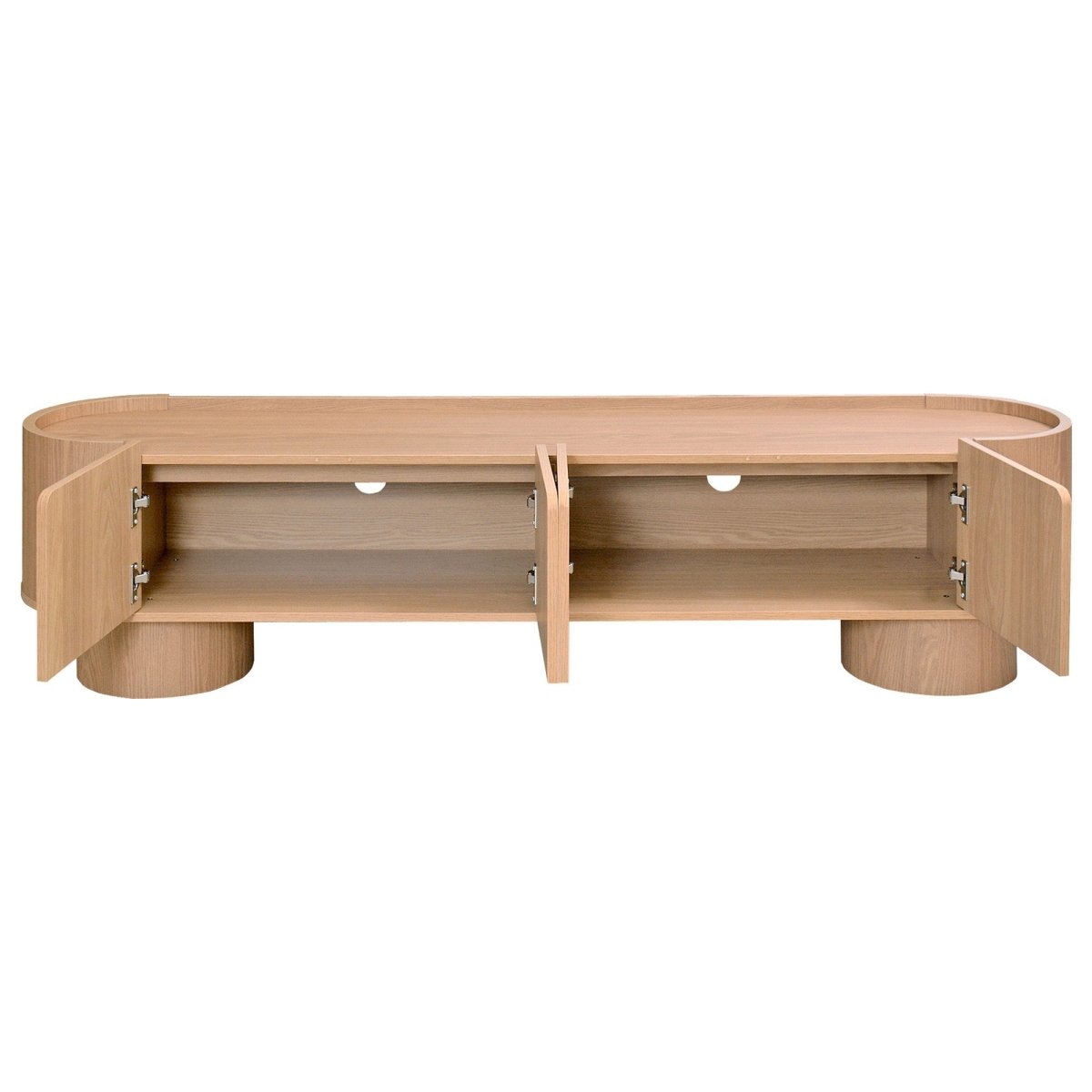 Rhea Oak TV Unit, 180 cm - Exclusivia