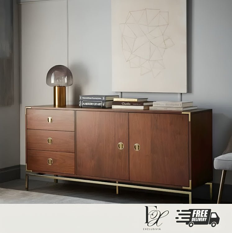 RHYS Oriental Solid Wood Sideboard - Exclusivia