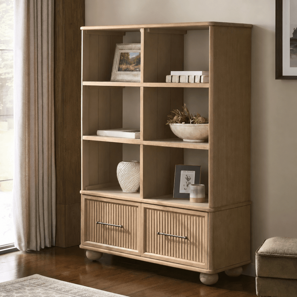 RIDGE Modern Solid Wood Shelf - Exclusivia