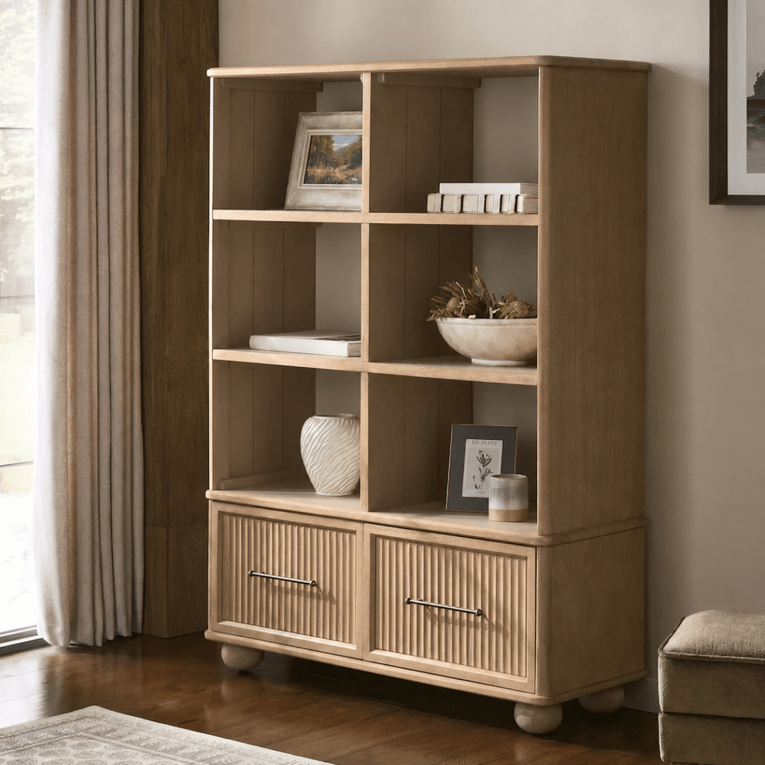 RIDGE Modern Solid Wood Shelf - Exclusivia