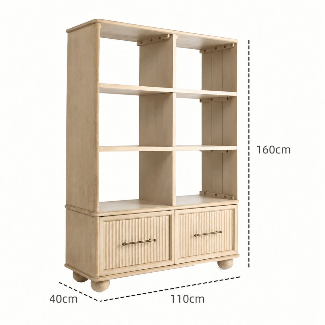 RIDGE Modern Solid Wood Shelf - Exclusivia