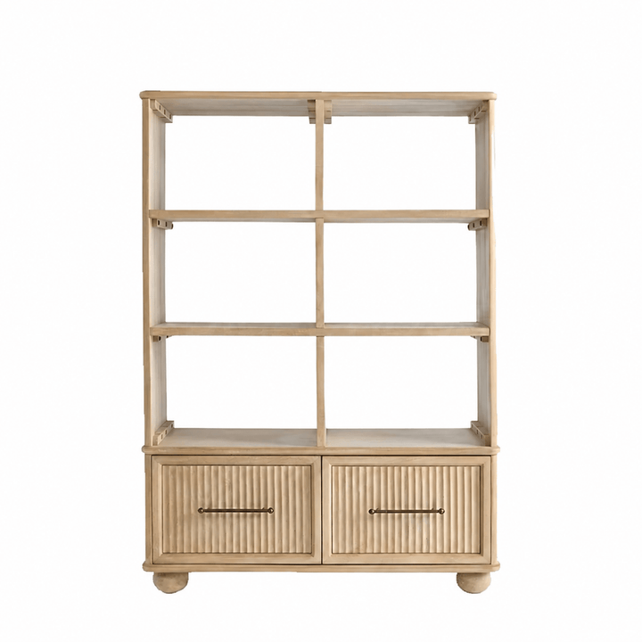 RIDGE Modern Solid Wood Shelf - Exclusivia