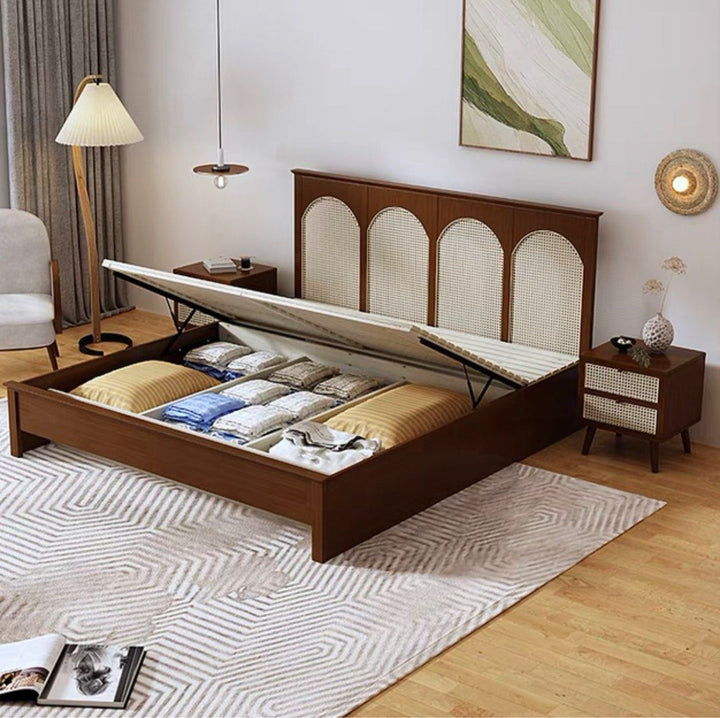 Ridge Rustic Storage Bedframe - Exclusivia