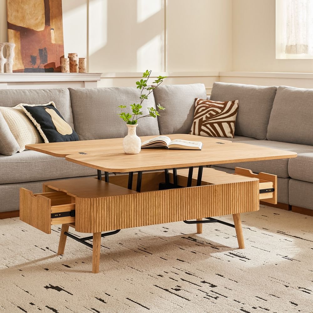 Rivaro Lift - Top Coffee Table, 120cm - Exclusivia
