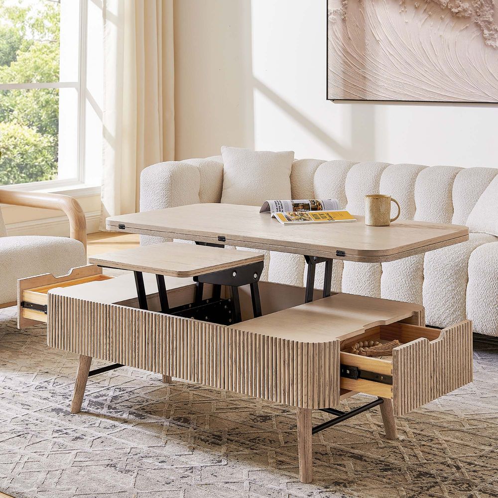Rivaro Lift - Top Coffee Table, 120cm - Exclusivia