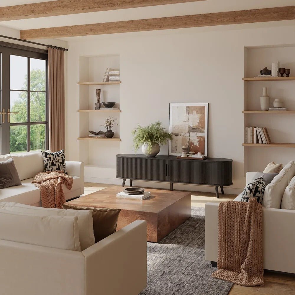 RIVELLE Oak Media Console - Exclusivia