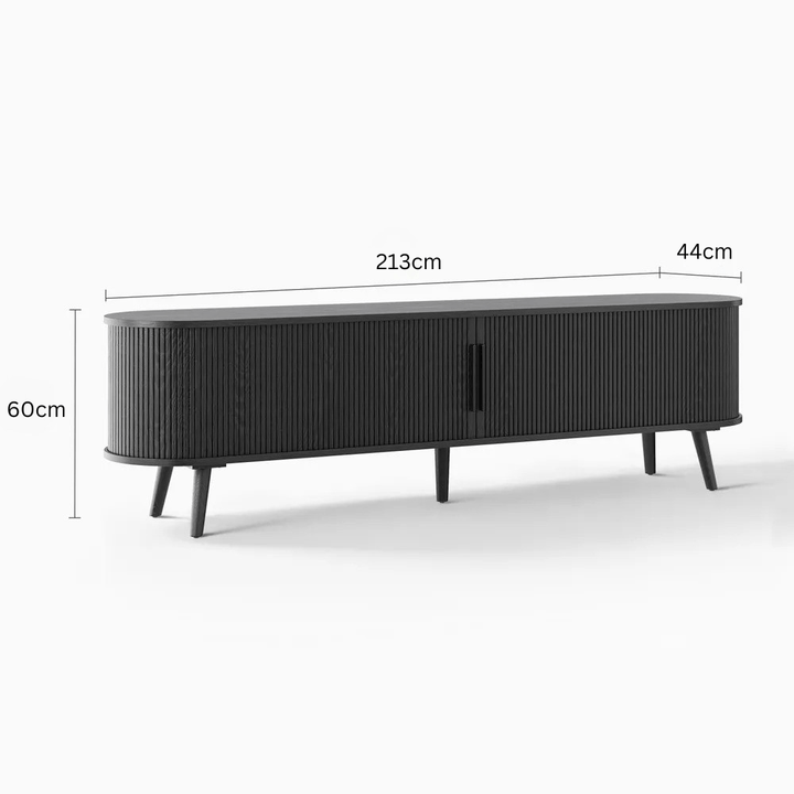 RIVELLE Oak Media Console - Exclusivia