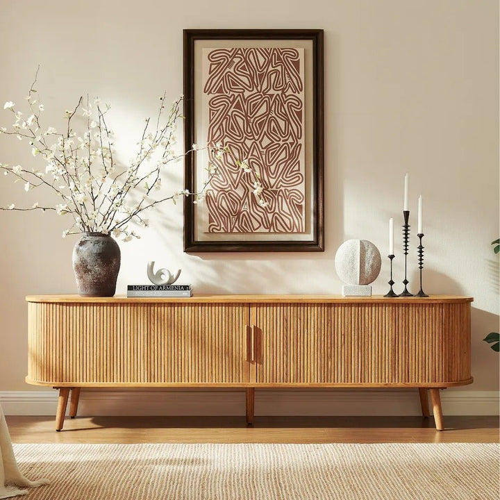 RIVELLE Oak Media Console - Exclusivia