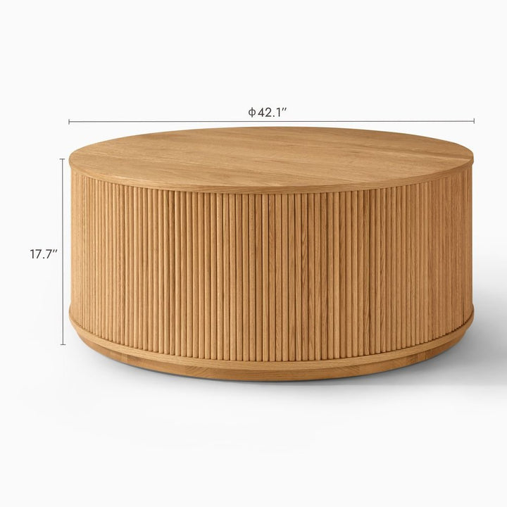 Rivelle Round Coffee Table, 105cm - Exclusivia