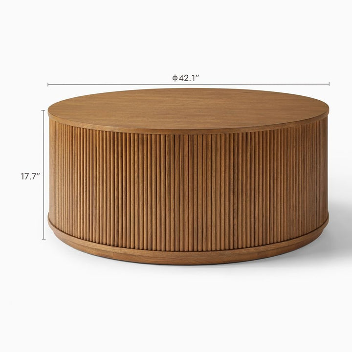 Rivelle Round Coffee Table, 105cm - Exclusivia