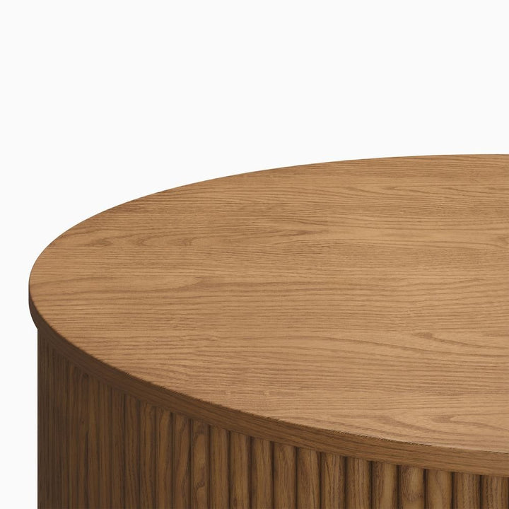 Rivelle Round Coffee Table, 90cm - Exclusivia