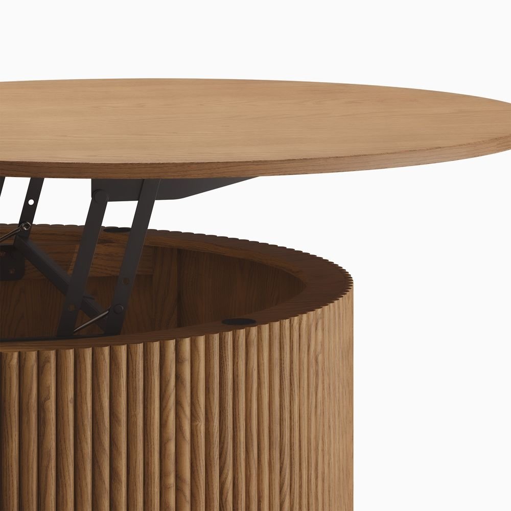 Rivelle Round Coffee Table, 90cm - Exclusivia