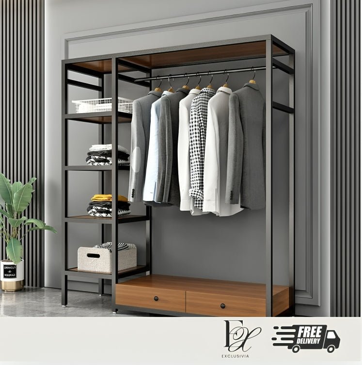 ROSAS Modern Open Concept Wardrobe - Exclusivia