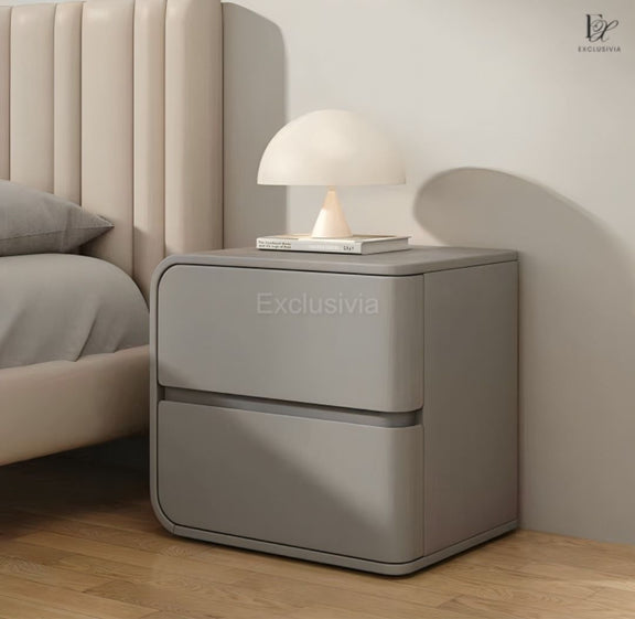 ROUX Modern Leather Bedside / Side Table - Exclusivia