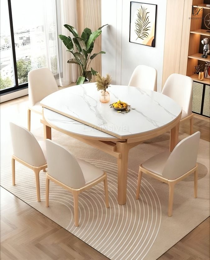 RUE Scandinavian Sintered Stone Dining Table - Exclusivia