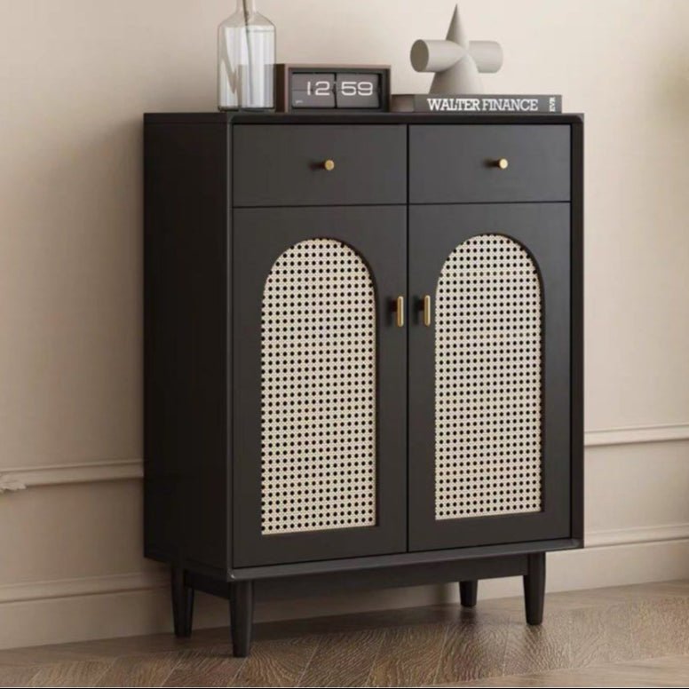 RUVIA Rattan Shoe Cabinet - Exclusivia