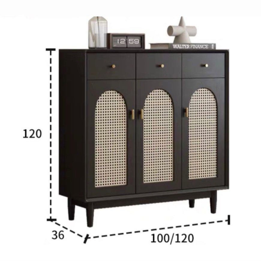 RUVIA Rattan Shoe Cabinet - Exclusivia