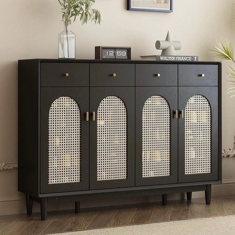 RUVIA Rattan Shoe Cabinet - Exclusivia