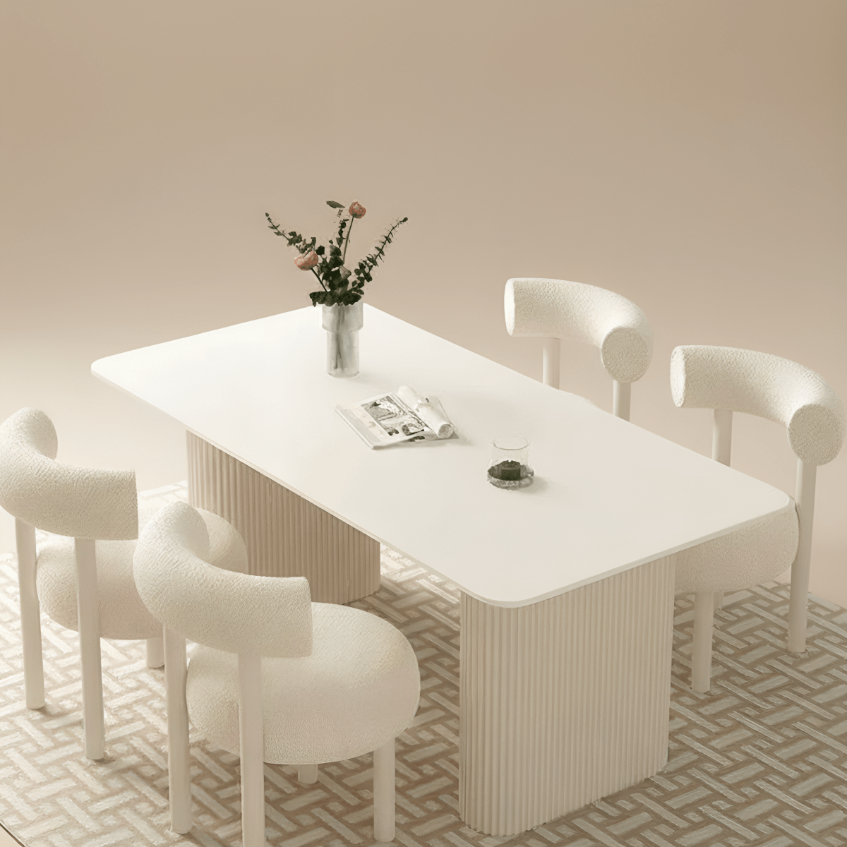 RYA Dining Table Minimalist Sintered Stone - Exclusivia