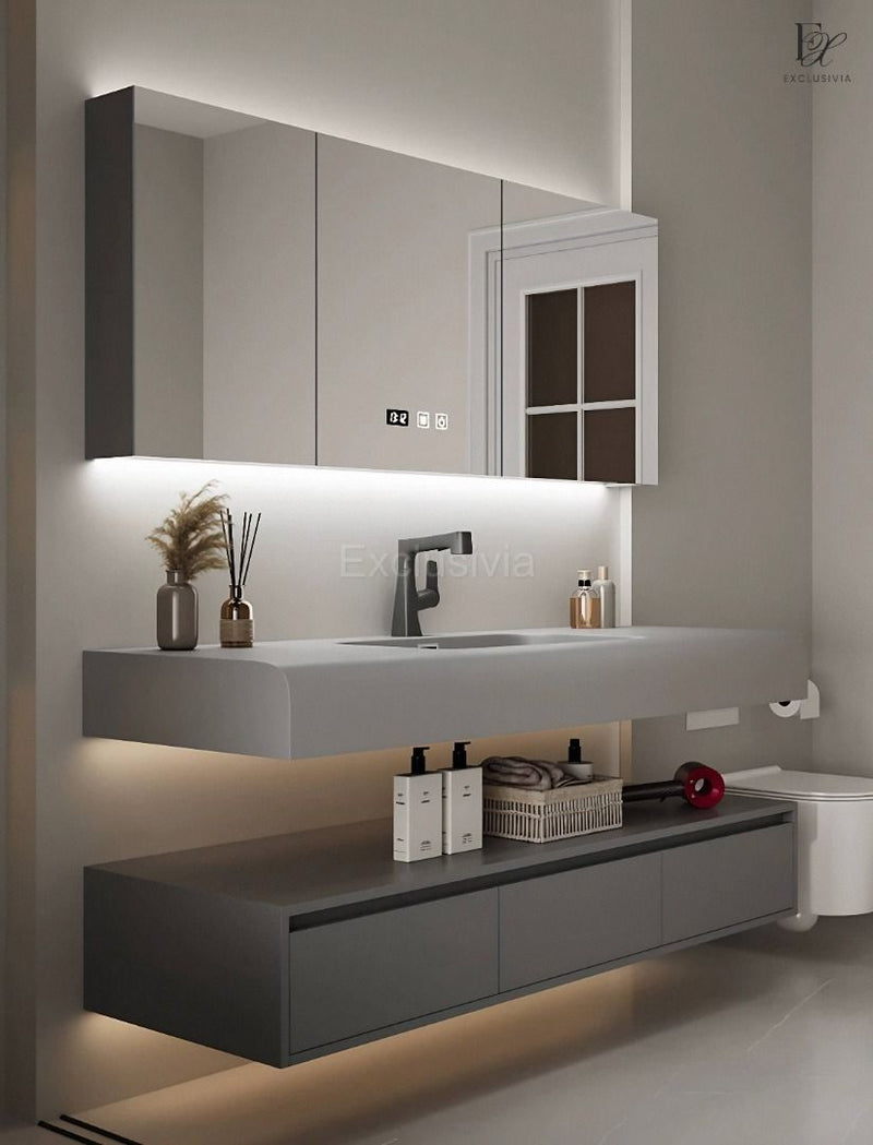 RYN Toilet Vanity Cabinet Basin Bathroom - Exclusivia