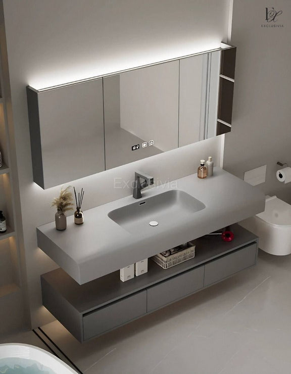 RYN Toilet Vanity Cabinet Basin Bathroom - Exclusivia