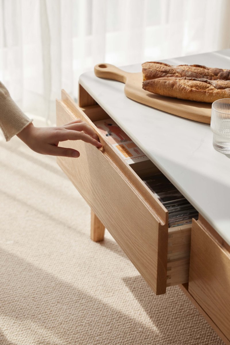 Sable Solid Wood Coffee Table - Exclusivia