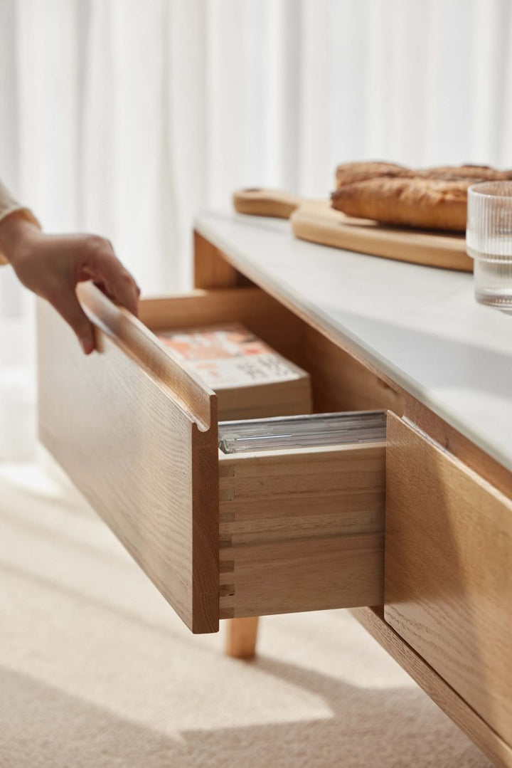 Sable Solid Wood Coffee Table - Exclusivia