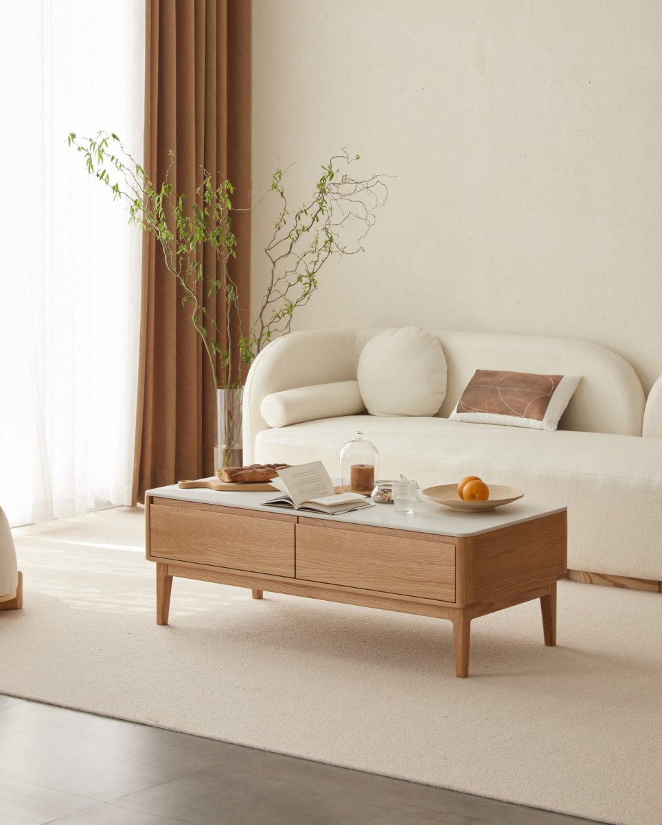 Sable Solid Wood Coffee Table - Exclusivia