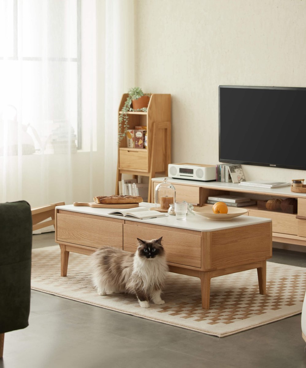 Sable Solid Wood Coffee Table - Exclusivia