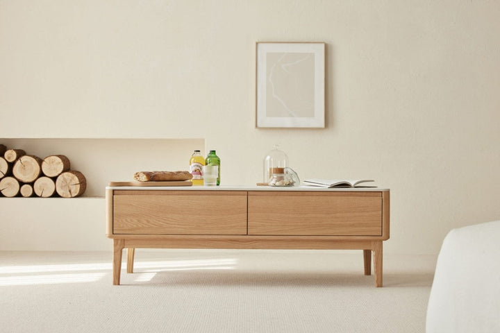 Sable Solid Wood Coffee Table - Exclusivia