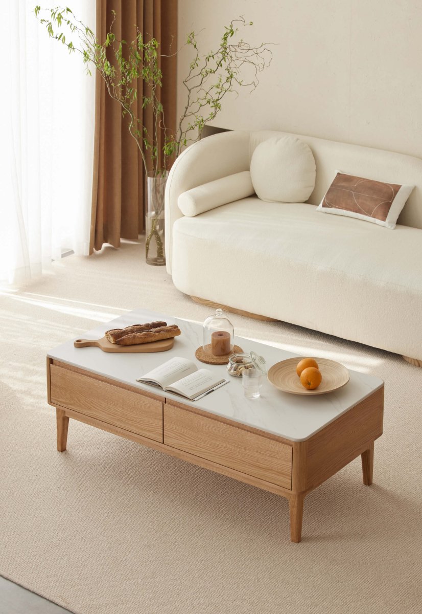 Sable Solid Wood Coffee Table - Exclusivia