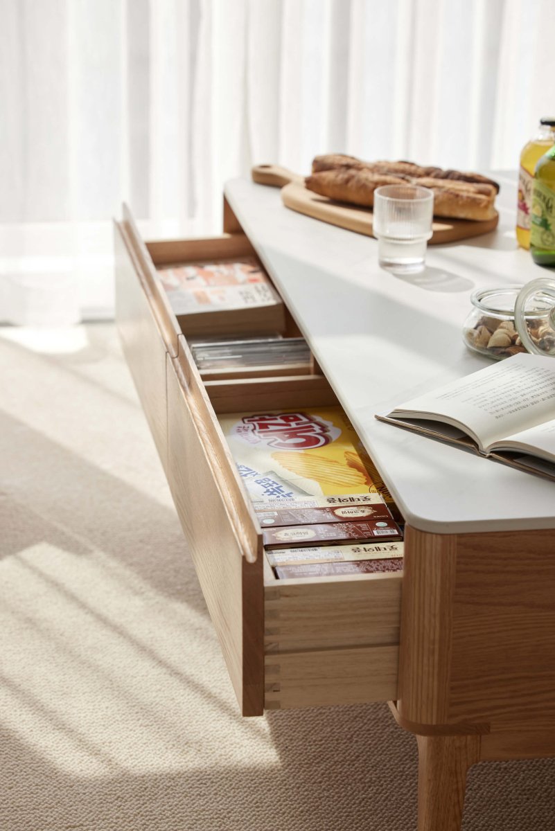 Sable Solid Wood Coffee Table - Exclusivia