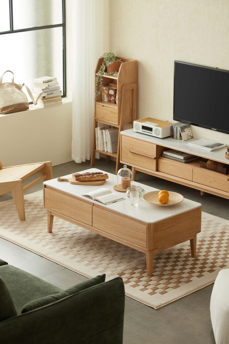 Sable Solid Wood Coffee Table - Exclusivia