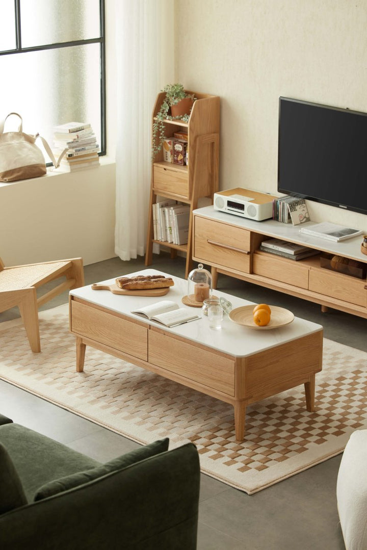 Sable Solid Wood Coffee Table - Exclusivia