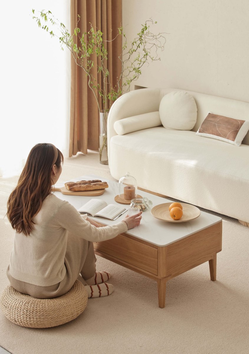 Sable Solid Wood Coffee Table - Exclusivia