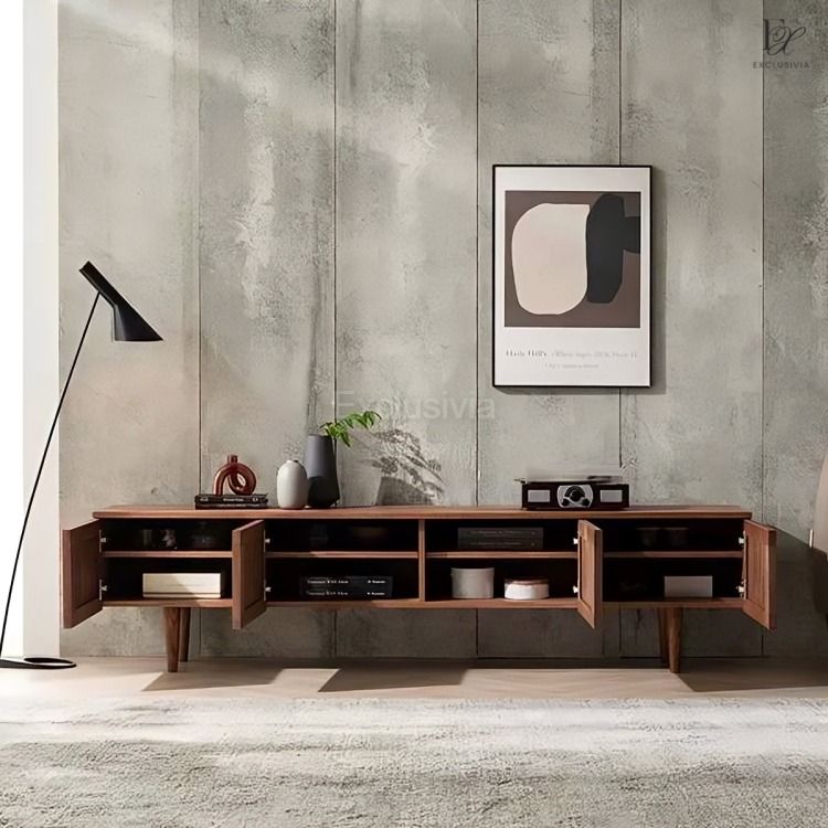 SACHE Modern Wood TV Console - Exclusivia