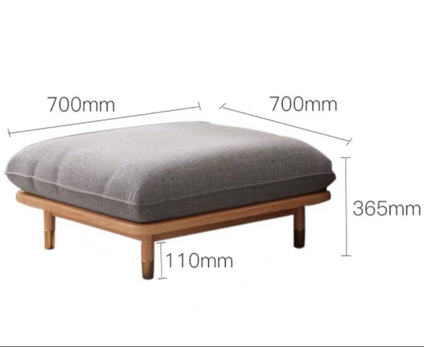 Savio Japandi Fabric Sofa - Exclusivia