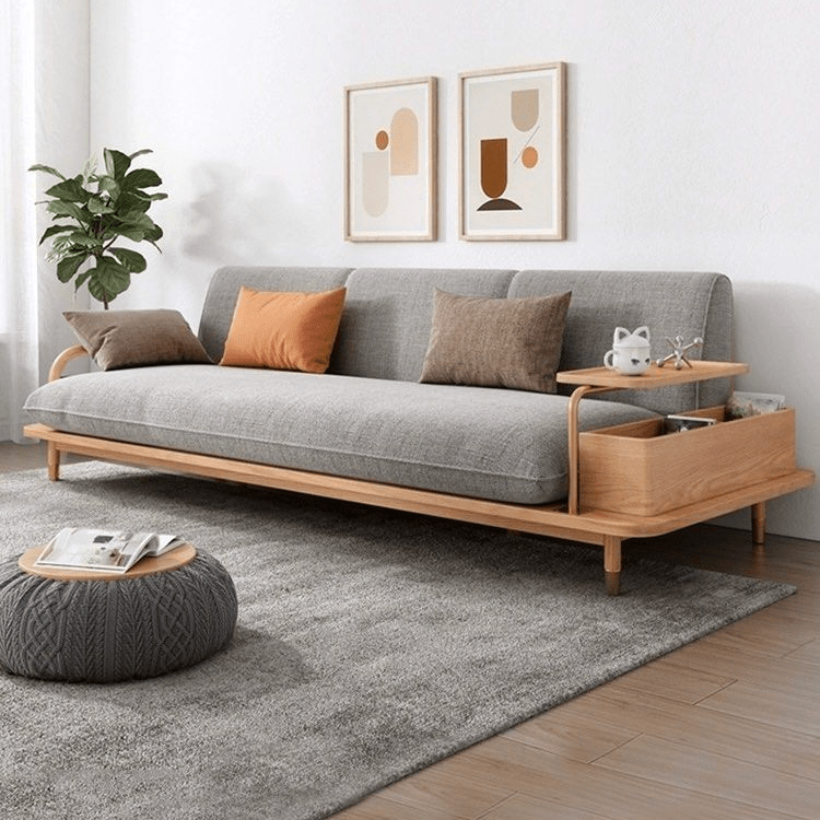 Savio Japandi Fabric Sofa - Exclusivia