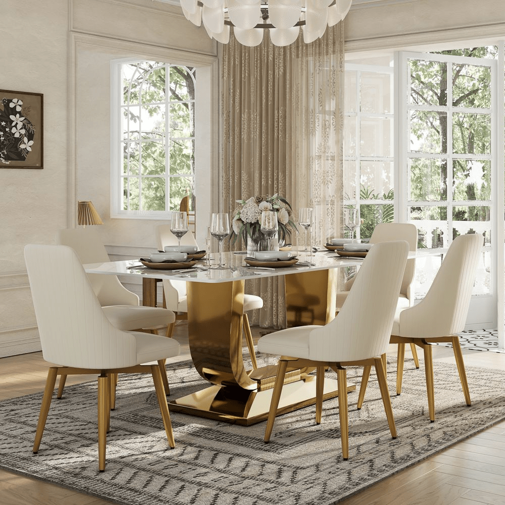 Savora Set of 2 Upholstered Dining Chairs - Exclusivia