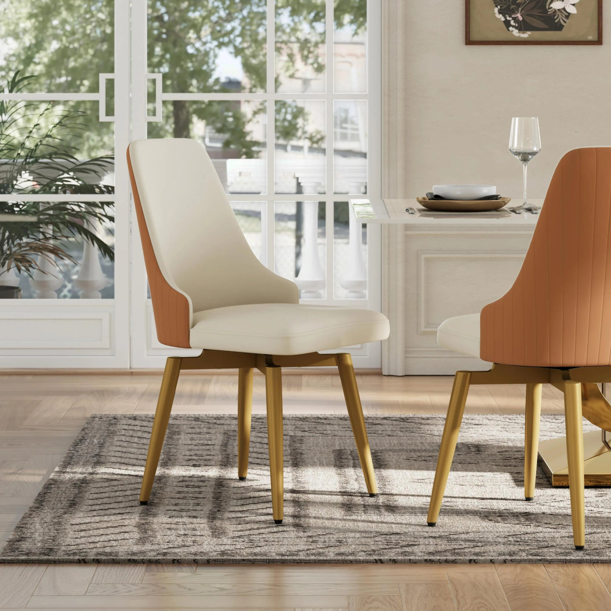 Savora Set of 2 Upholstered Dining Chairs - Exclusivia
