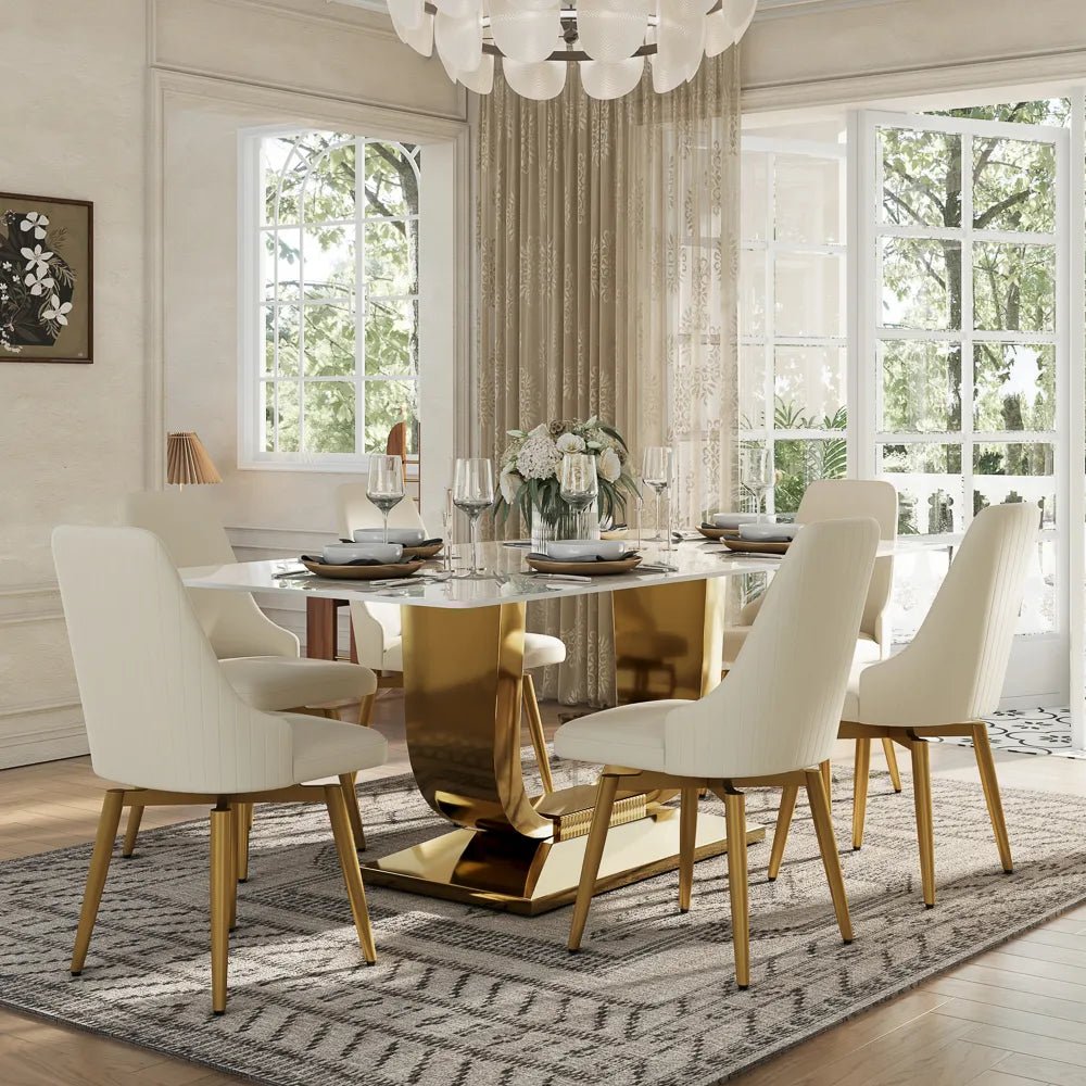 Savora Set of 2 Upholstered Dining Chairs - Exclusivia